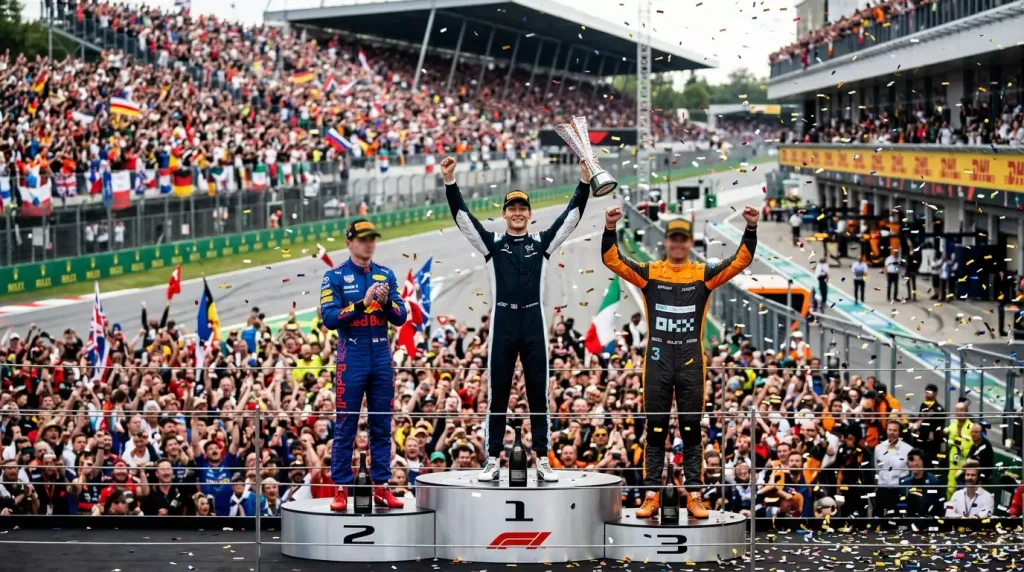 Apuestas podio F1: mercado top-3 Fórmula 1, estrategia y valor para apostadores en España